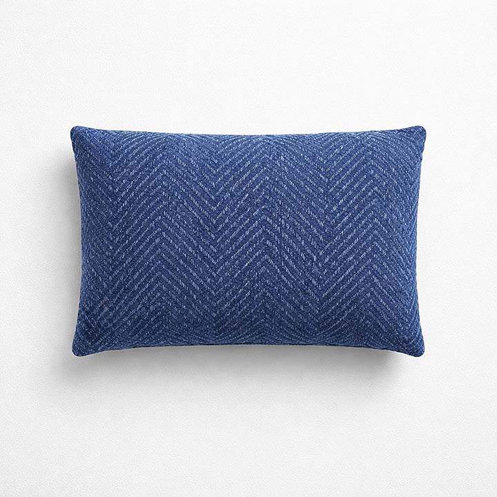Cojín de tela rectangular azul 30*50cm