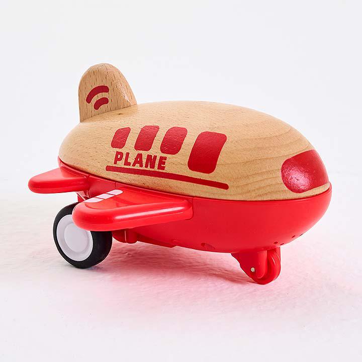 Mini avion de madera con sonido