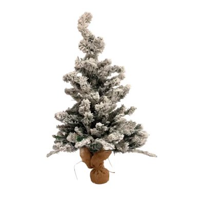 Arbolito de navidad efecto nieve de 0.9M