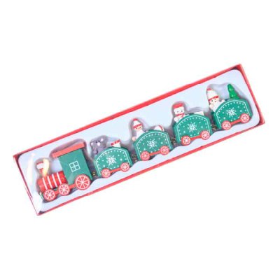 Adorno tren navideño
