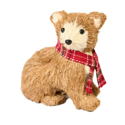 Adorno navideño oso 16x13cm